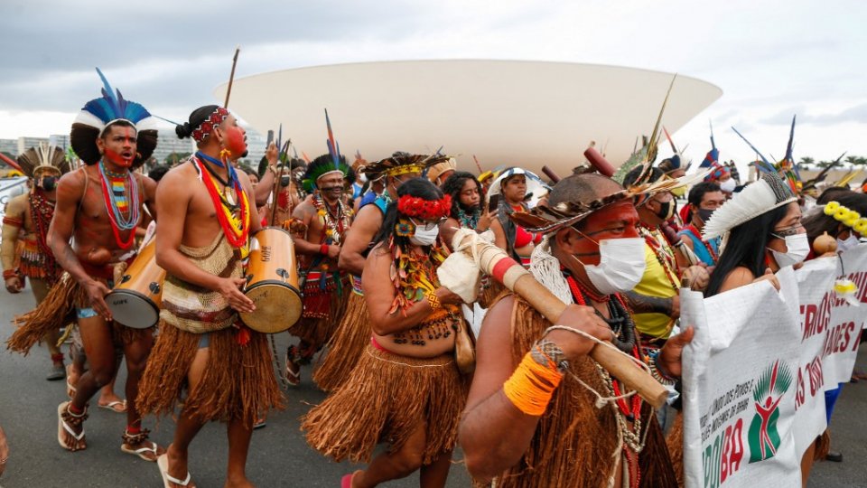 Confruntări între indigeni şi poliţişti în capitala braziliană, Brasilia