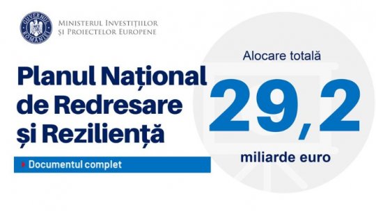 România intenționează să aloce fonduri importante prin PNRR