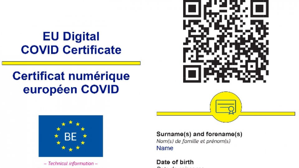 Peste 170.000 de certificate digitale COVID au fost generate
