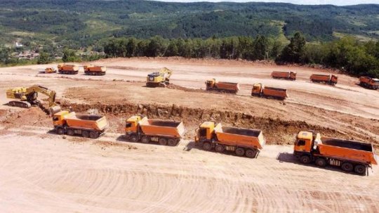 Mobilizare fără precedent pe şantierele Autostrăzii Transilvania