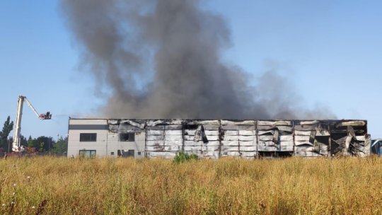 „Incendiu major” în Mogoșoaia, în nordul Capitalei