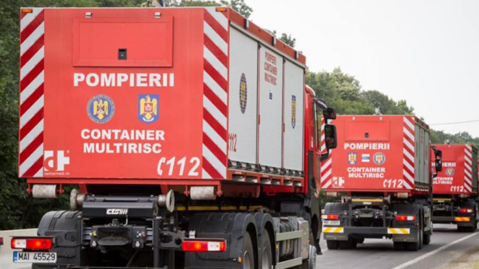 O nouă echipă de intervenţie a plecat în Grecia