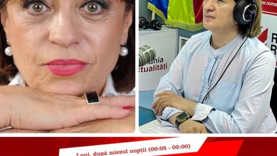 Actrița Adriana Trandafir vine la Serviciul de noapte cu Maria Țoghină