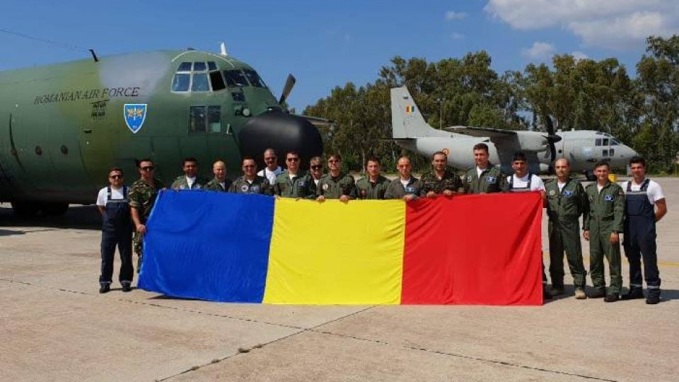 România ajută la stingerea incendiilor masive din Macedonia de Nord