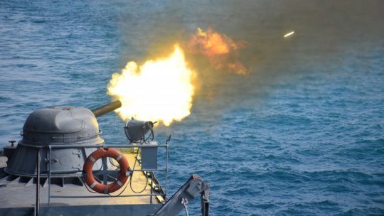 Russian ships began training missions in the Black Sea area