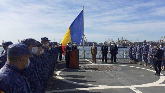 Frigate "Regina Maria", end of NATO mission in the Mediterranean Sea