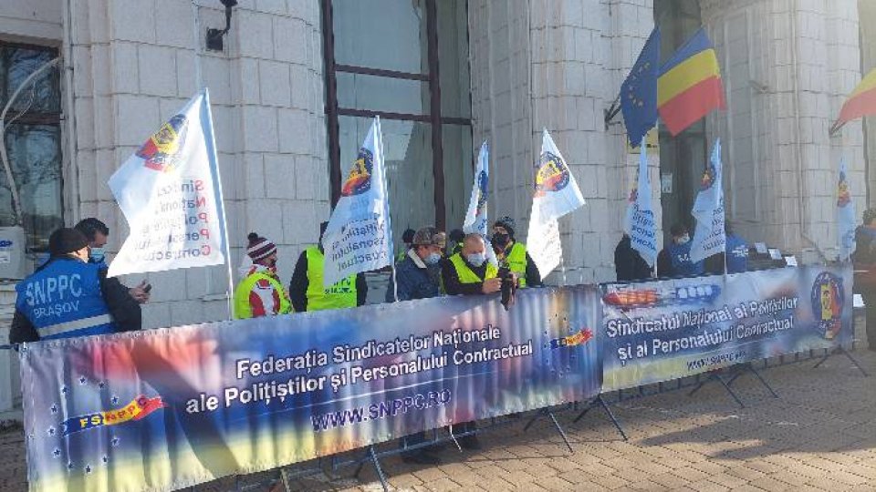 Proteste ale polițiștilor și lucrătorilor din penitenciare