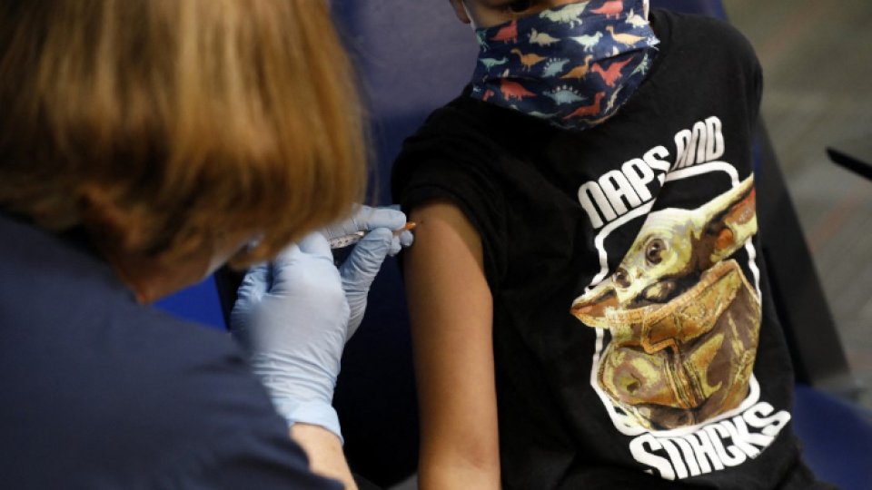Miercuri a început vaccinarea copiilor din grupa de vârstă 5-11 ani