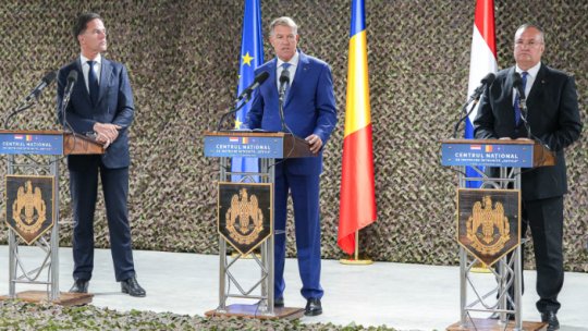 Declarații comune ale lui K. Iohannis și N. Ciucă cu premierul M. Rutte