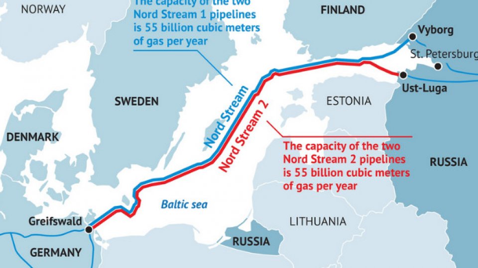 O porțiune de 50m lipsește din conducta Nord Stream 1 din Marea Baltică