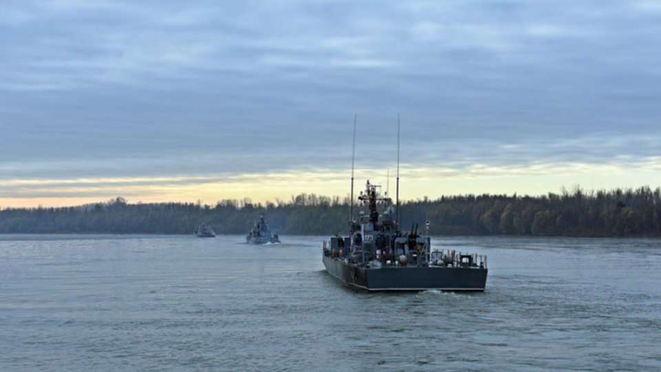 Peste 300 de militari din Flotila Fluvială participă la "Danube Protector"