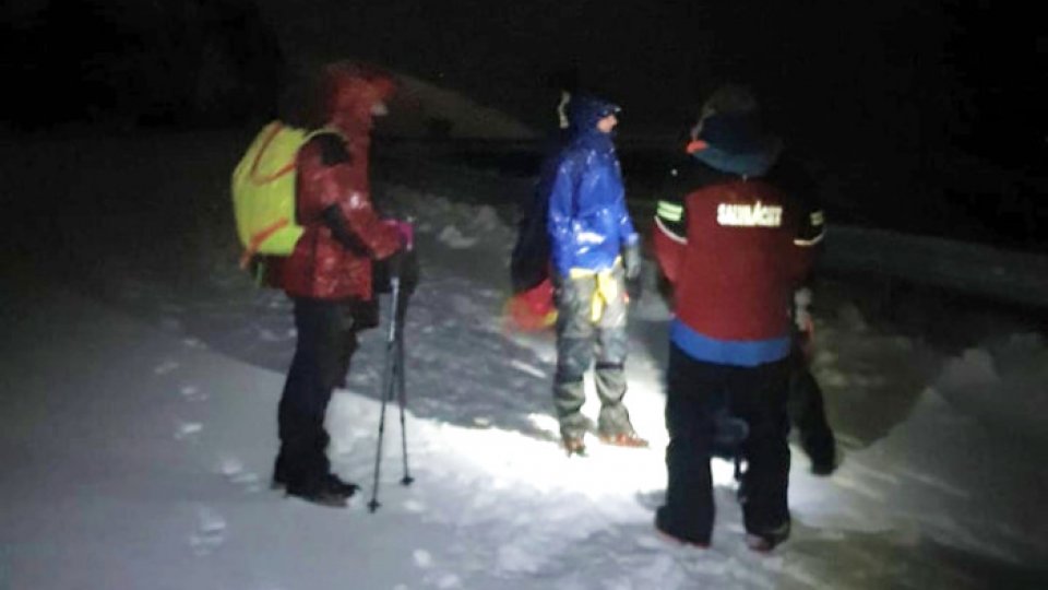 25 de turiști blocați în zona Bâlea Lac, recuperați de salvamontiștii sibieni