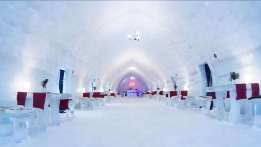 The Ice Hotel tradition is being resumed at Balea Lake