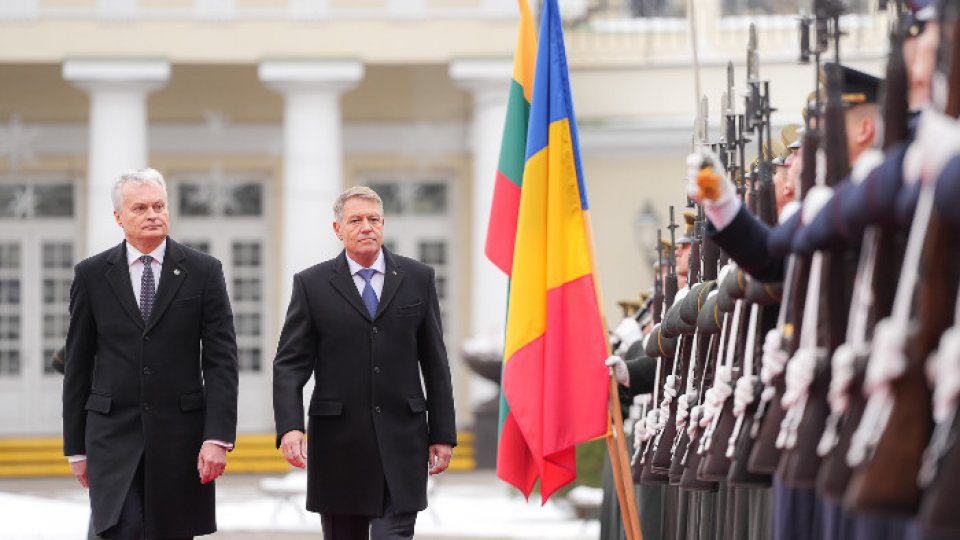 Preşedintele Klaus Iohannis, vizită oficială de două zile în Lituania