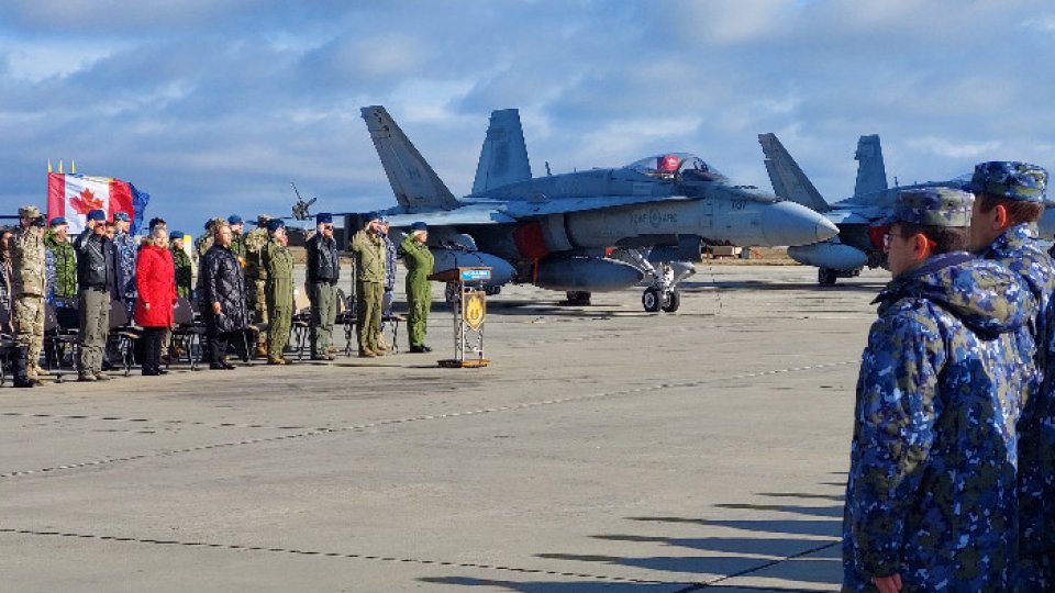 Detașamentul canadian de poliție aeriană și-a încheiat misiunea la baza M. Kogalniceanu