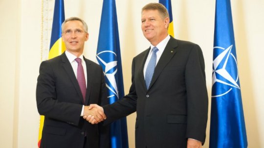President Iohannis is meeting with NATO Secretary General Jens Stoltenberg on Monday in Cotroceni