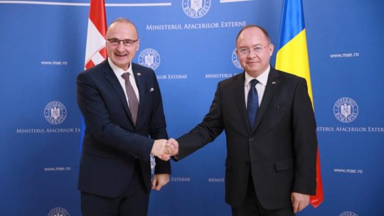 Bogdan Aurescu: România și Croația sunt pregătite pentru aderarea la Spațiul Schengen