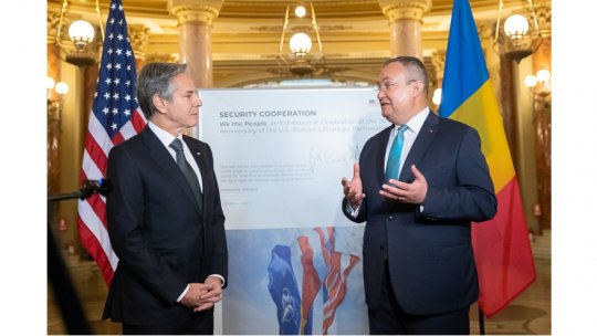Secretarul de stat american Antony Blinken s-a declarat uimit de modul în care decurge parteneriatul strategic dintre România şi SUA