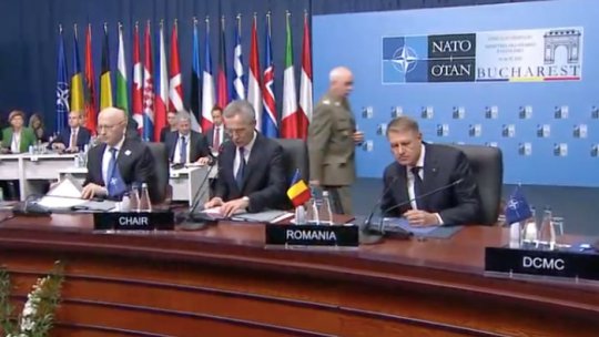 VIDEO: Reuniunea miniștrilor de externe din țările NATO, la București