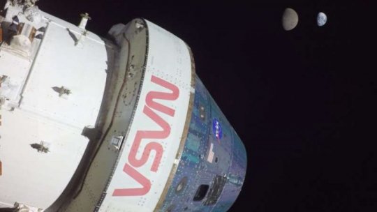 NASA: Capsula Orion revine pe Terra după călătoria în jurul Lunii