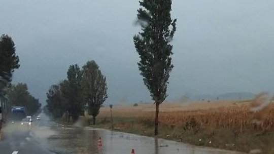 Inundaţii în judeţele Mehedinţi şi Caraş-Severin în urma ploilor abundente