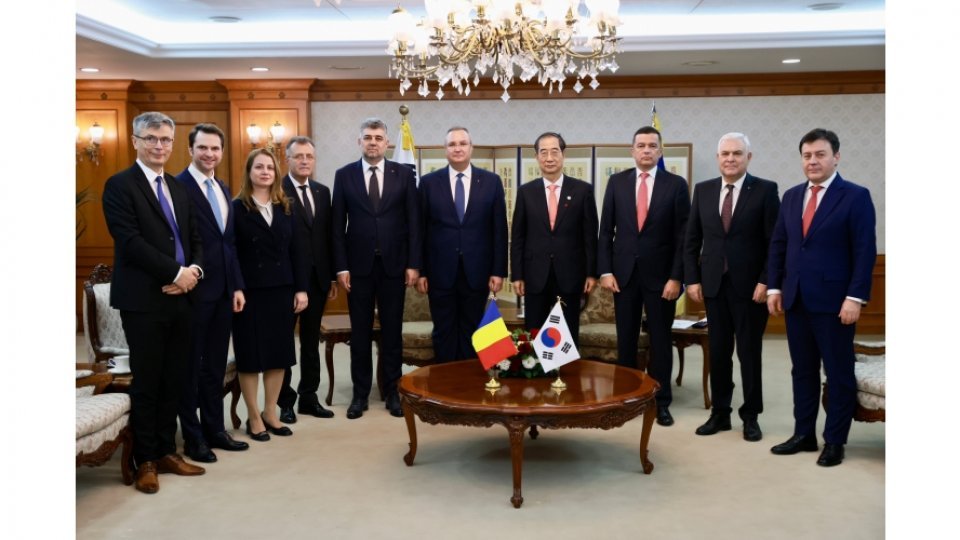 Vizita oficială pe care premierul Nicolae Ciucă şi preşedintele Camerei Deputaţilor, Marcel Ciolacu, o fac la Seul