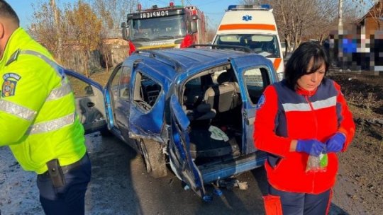 Numărul accidentelor rutiere, mai mic comparativ cu anul trecut