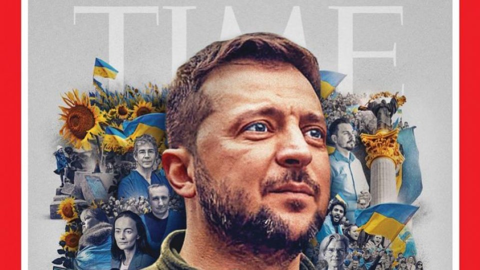 Revista Time l-a desemnat pe Volodimir Zelenski "Personalitatea anului 2022"