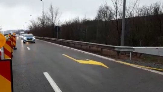 Lucrări pe Autostrada Soarelui, la podurile de la Feteşti şi Cernavodă