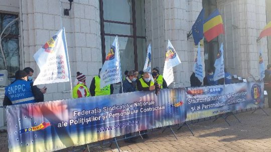 Sindicatele angajaţilor din poliţie şi penitenciare anunţă proteste