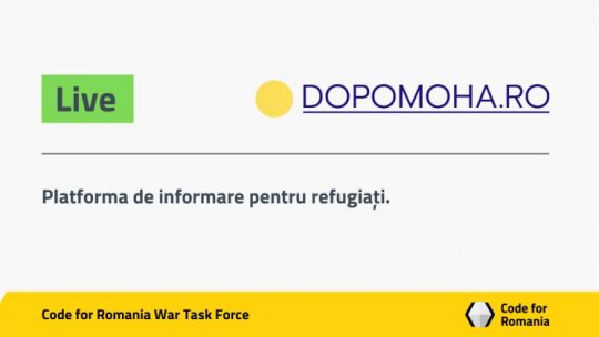 "Dopomoha.ro", informații corecte pentru refugiații ucraineni