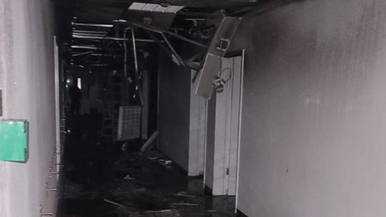 Incendiul de la Spitalul din Suceava, "provocat de un scurtcircuit"
