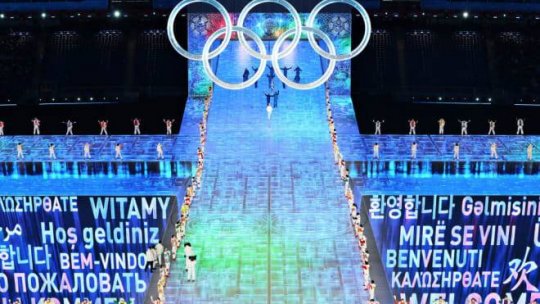 VIDEO: Ceremonia de deschidere a Jocurilor Olimpice de iarnă de la Beijing
