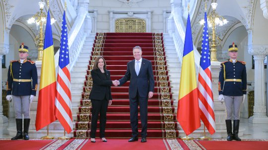 LIVE VIDEO: Declaraţii de presă comune Kamala Harris - Klaus Iohannis