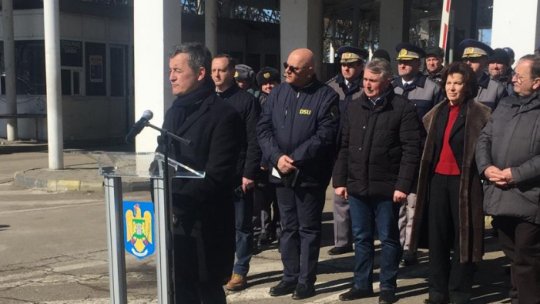 Ministrul francez de interne a vizitat punctul de trecere a fronierei Siret