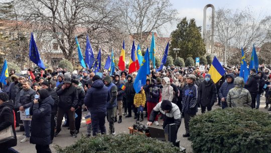 Manifestare de solidaritate cu Ucraina, la Constanţa 