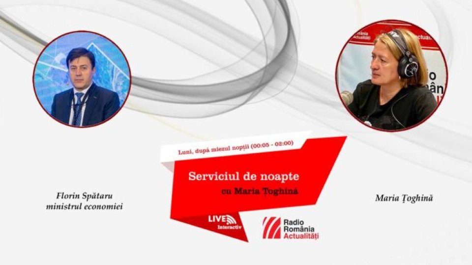 Ministrul Economiei, Florin Spătaru, vine la Serviciul de noapte