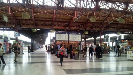 Casă de bilete prioritară  în Gara de Nord pentru tranzitul refugiaților