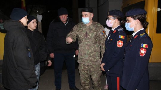 Elevi de la un liceu militar din Ucraina, primiți la CNM din Breaza