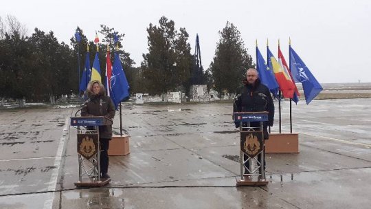 Ministrul Dîncu, întâlnire cu omologul olandez la baza Kogălniceanu