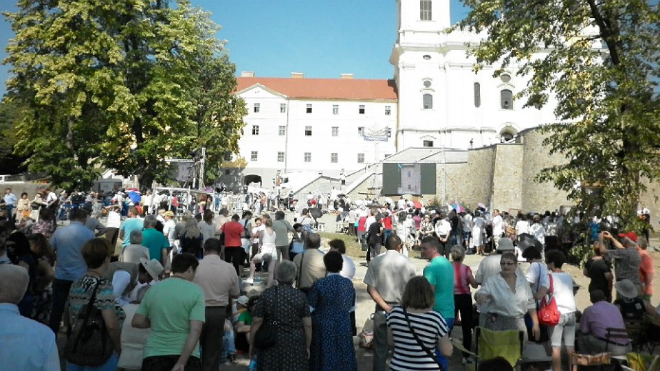 Drumul Crucii la Basilica Papală Maria Radna, județul Arad