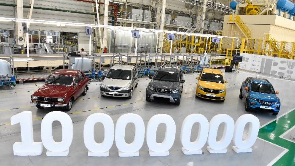 Moment istoric. 10 milioane de mașini produse sub marca Dacia