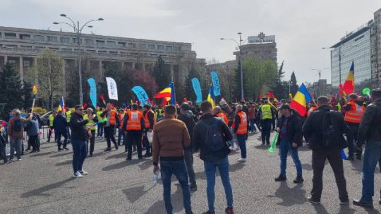 Protest al sindicaliştilor de la TMK Artrom din Reşiţa şi Slatina