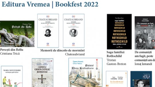 Noutăți de la editura Vremea la Bookfest 2022   