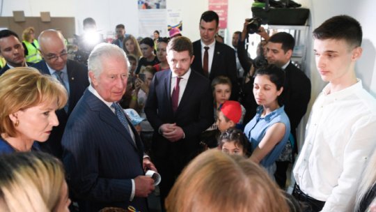 Prințul Charles a vizitat un centru pentru refugiații ucraineni