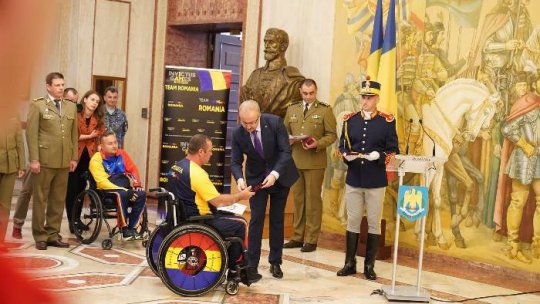 Militarii români participanți la jocurile Invictus, premiați de MApN