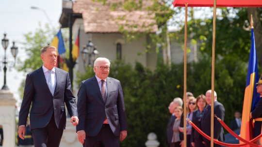 Video-Preşedintele Germaniei, Frank-Walter Steinmeier, la Palatul Cotroceni