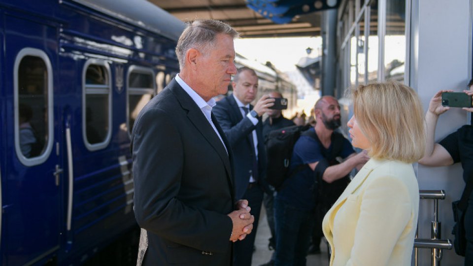 Președintele Klaus Iohannis se află la Kiev