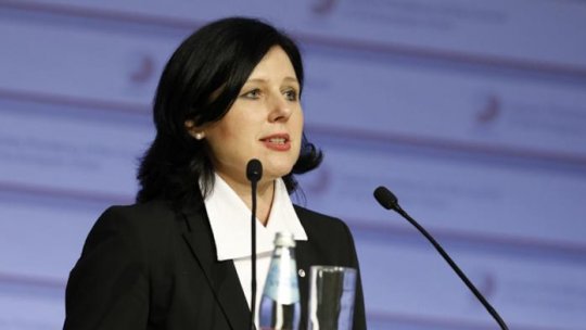 Vicepreședinta CE, Věra Jourová, s-a întâlnit cu președintele CCR