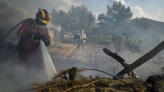 România: Incendiile, „de zece ori mai întinse decât media ultimilor 15 ani”